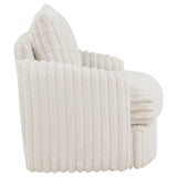 Sarco Corduroy Upholstered Swivel Accent Arm Chair