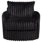 Sarco Corduroy Upholstered Swivel Accent Arm Chair
