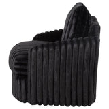 Sarco Corduroy Upholstered Swivel Accent Arm Chair