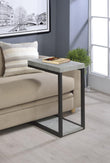 Beck Engineered Wood C-Shape Sofa Side Table
