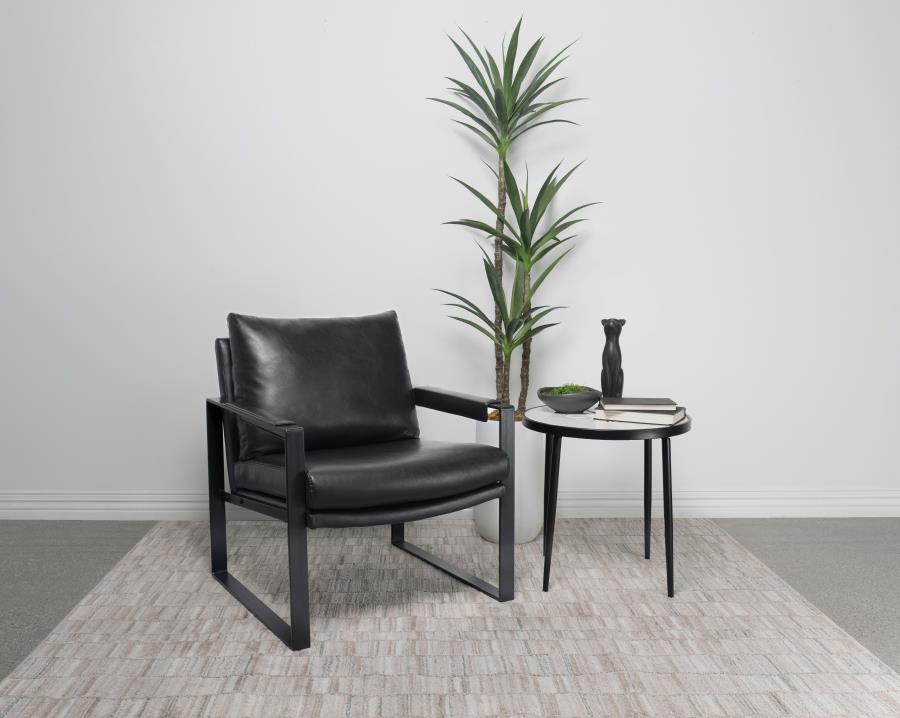 Rosalind Upholstered Track Arm Accent Chair