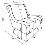 Ricci Upholstered Arm Accent Chair