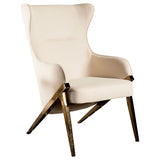 Walker Upholstered high Wingback Accent Chair