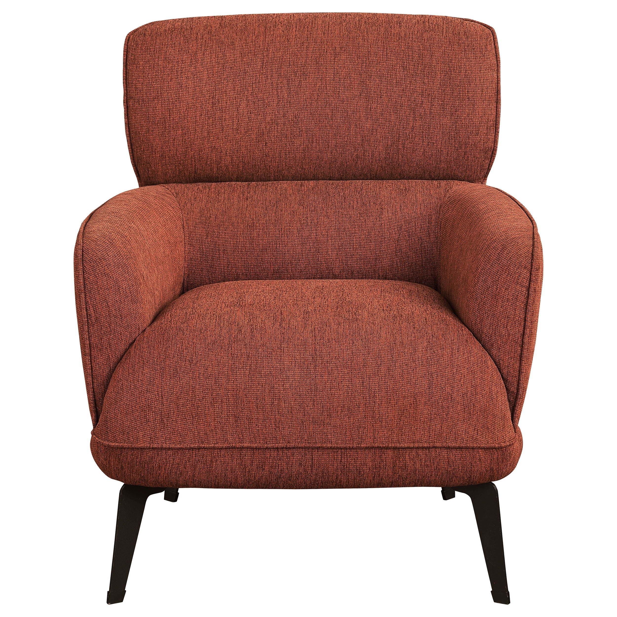 Andrea Upholstered Crecent Arm Accent Chair