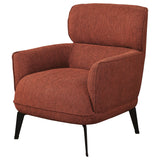 Andrea Upholstered Crecent Arm Accent Chair