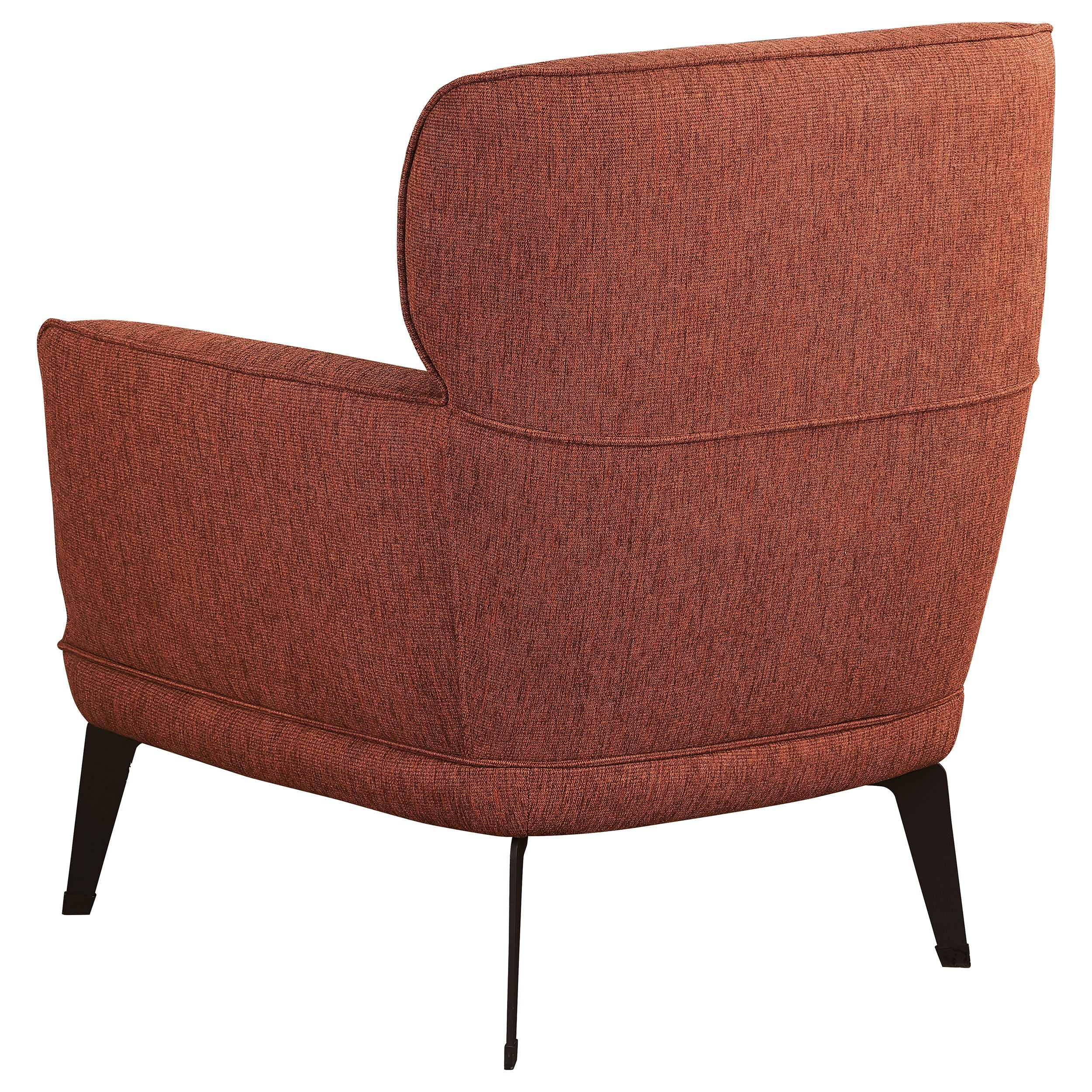 Andrea Upholstered Crecent Arm Accent Chair