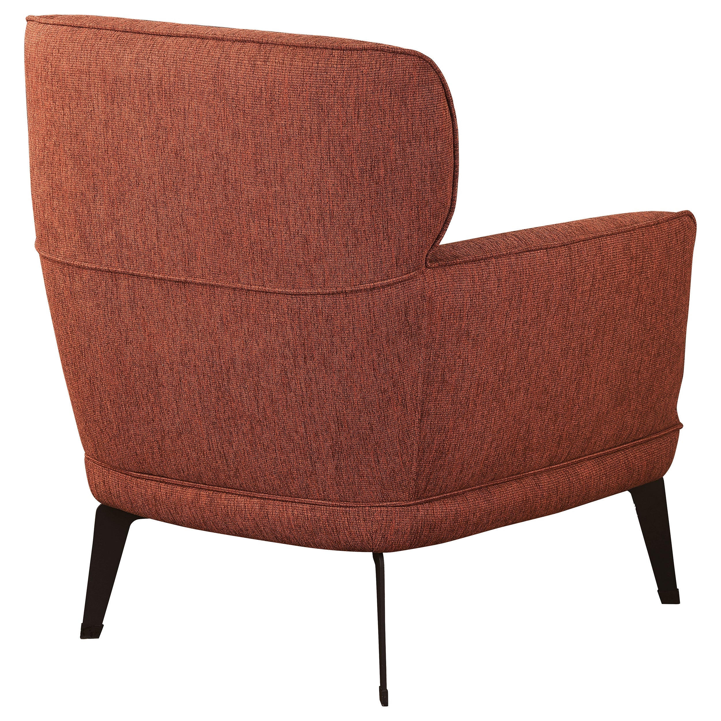 Andrea Upholstered Crecent Arm Accent Chair