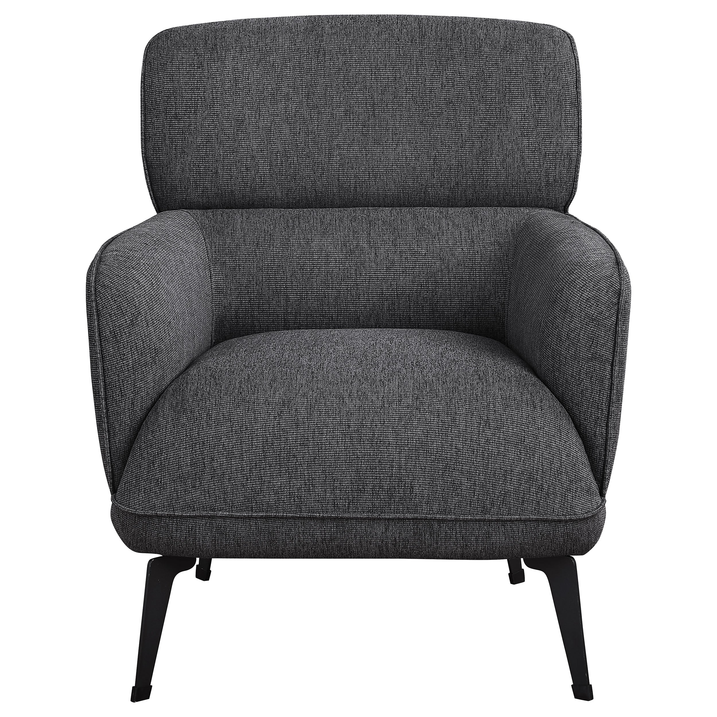 Andrea Upholstered Crecent Arm Accent Chair