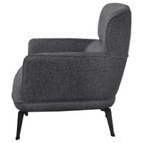 Andrea Upholstered Crecent Arm Accent Chair