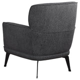 Andrea Upholstered Crecent Arm Accent Chair