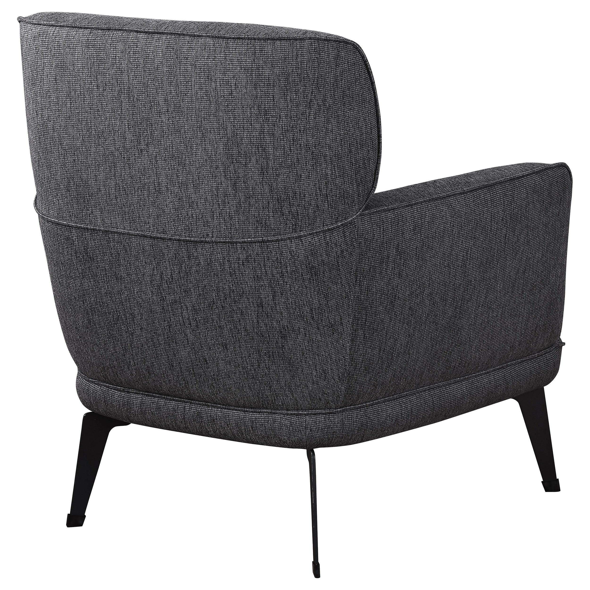 Andrea Upholstered Crecent Arm Accent Chair