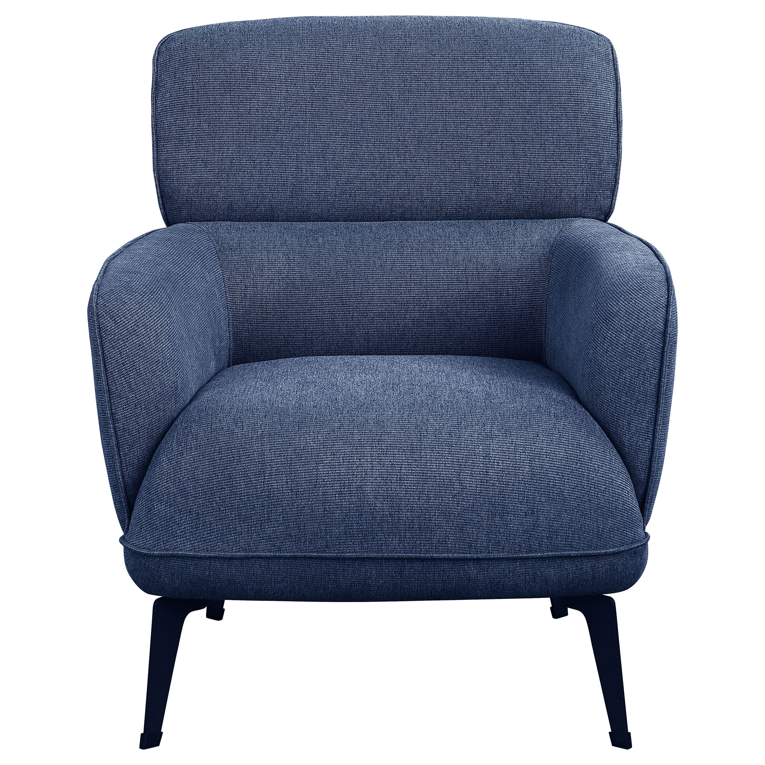 Andrea Upholstered Crecent Arm Accent Chair