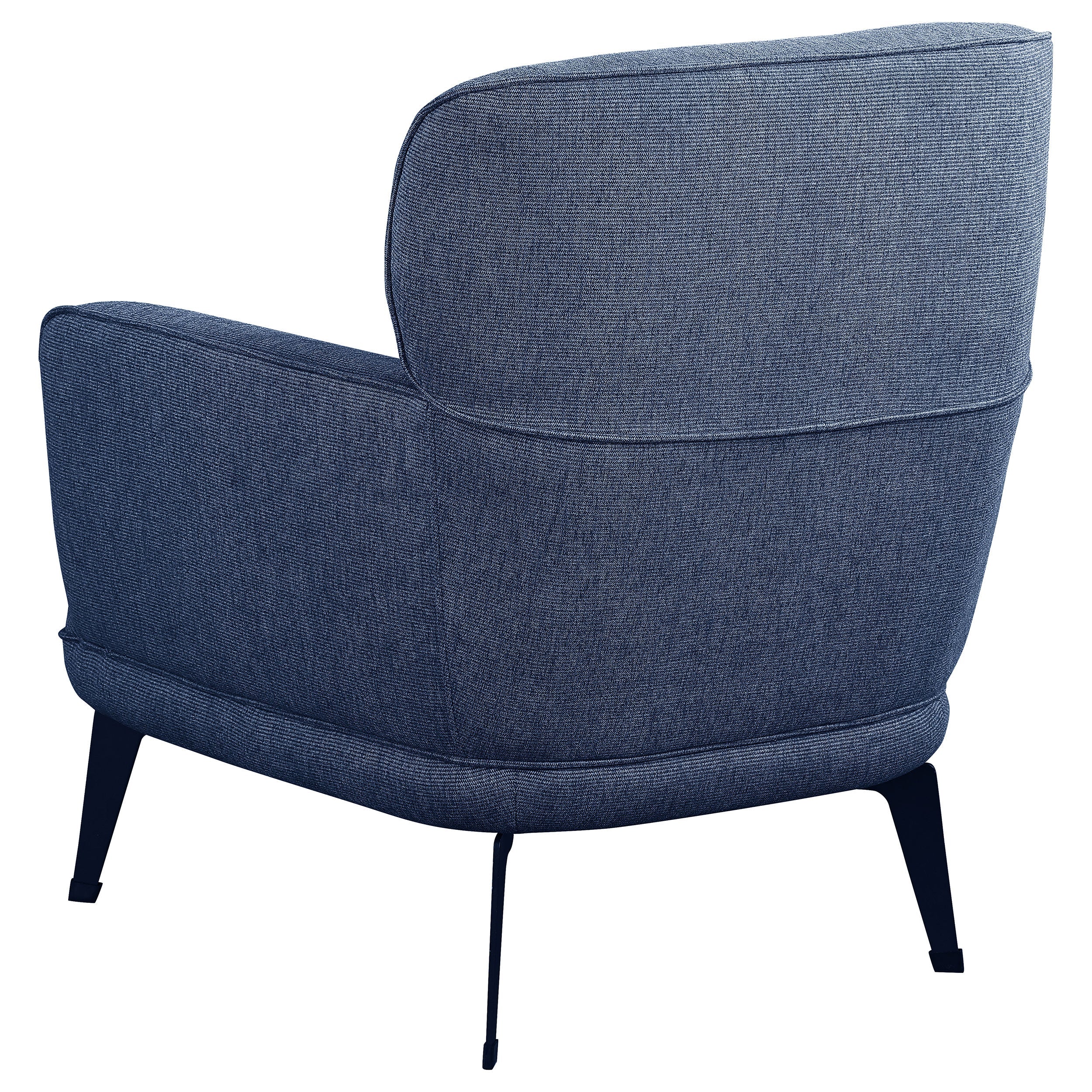 Andrea Upholstered Crecent Arm Accent Chair