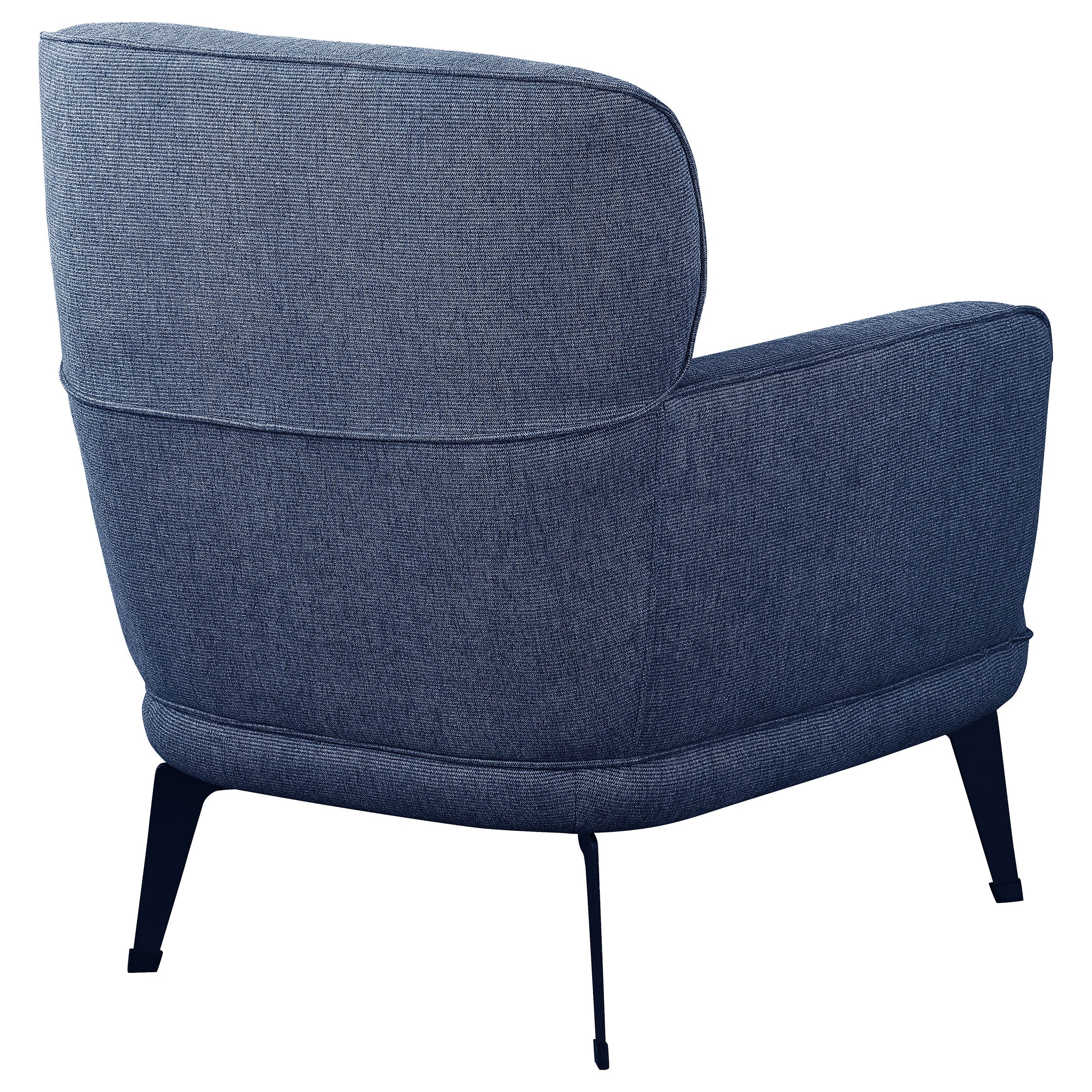 Andrea Upholstered Crecent Arm Accent Chair