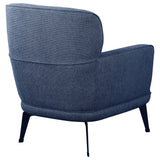 Andrea Upholstered Crecent Arm Accent Chair