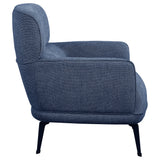 Andrea Upholstered Crecent Arm Accent Chair