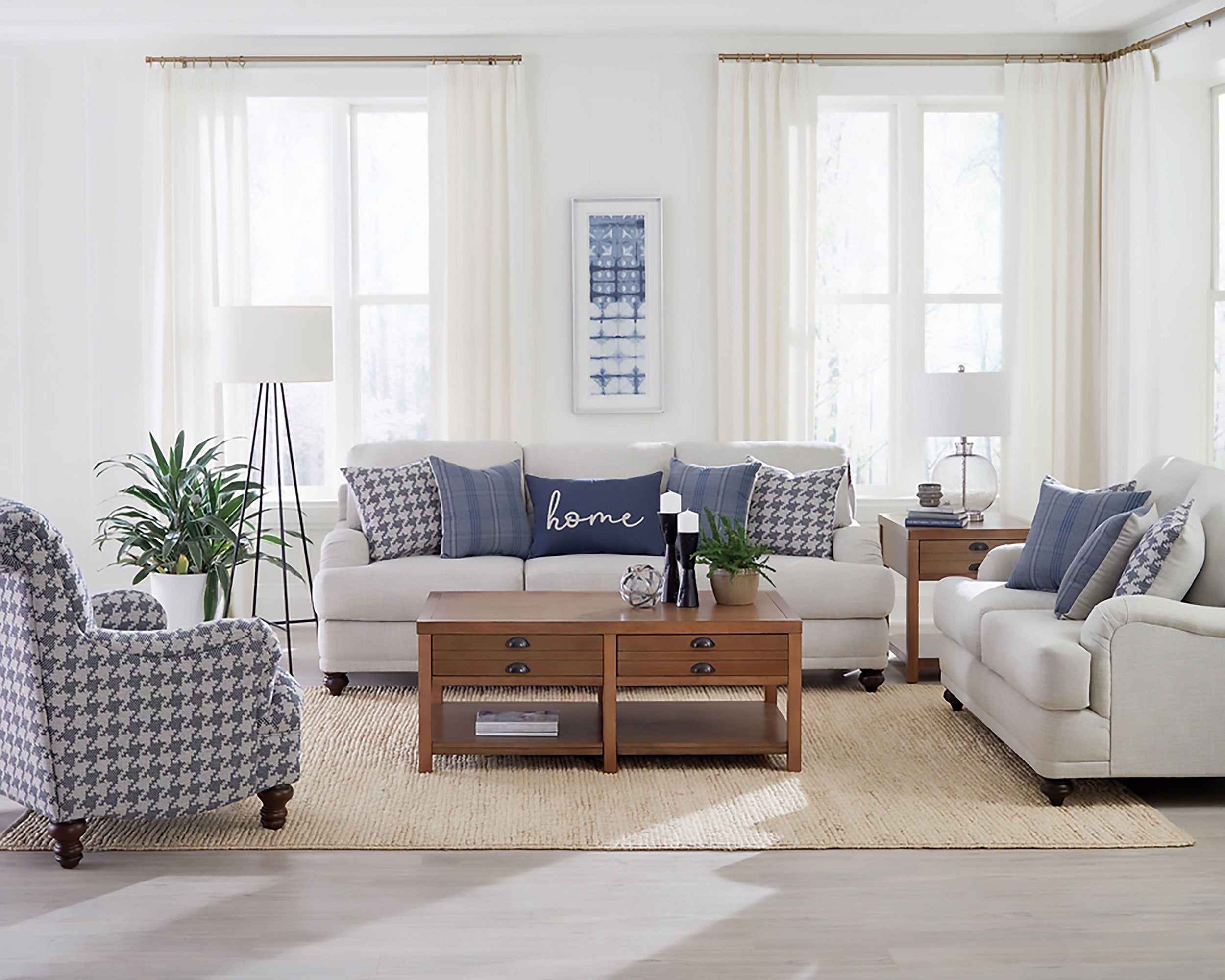 Glenn Upholstered English Arm Accent Chair