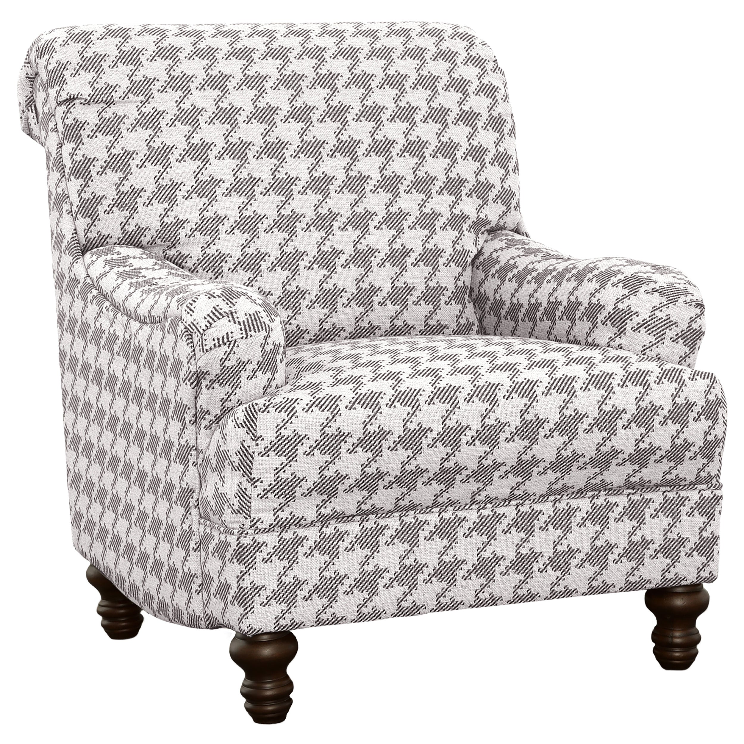 Glenn Upholstered English Arm Accent Chair