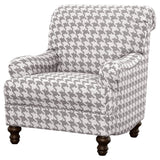 Glenn Upholstered English Arm Accent Chair