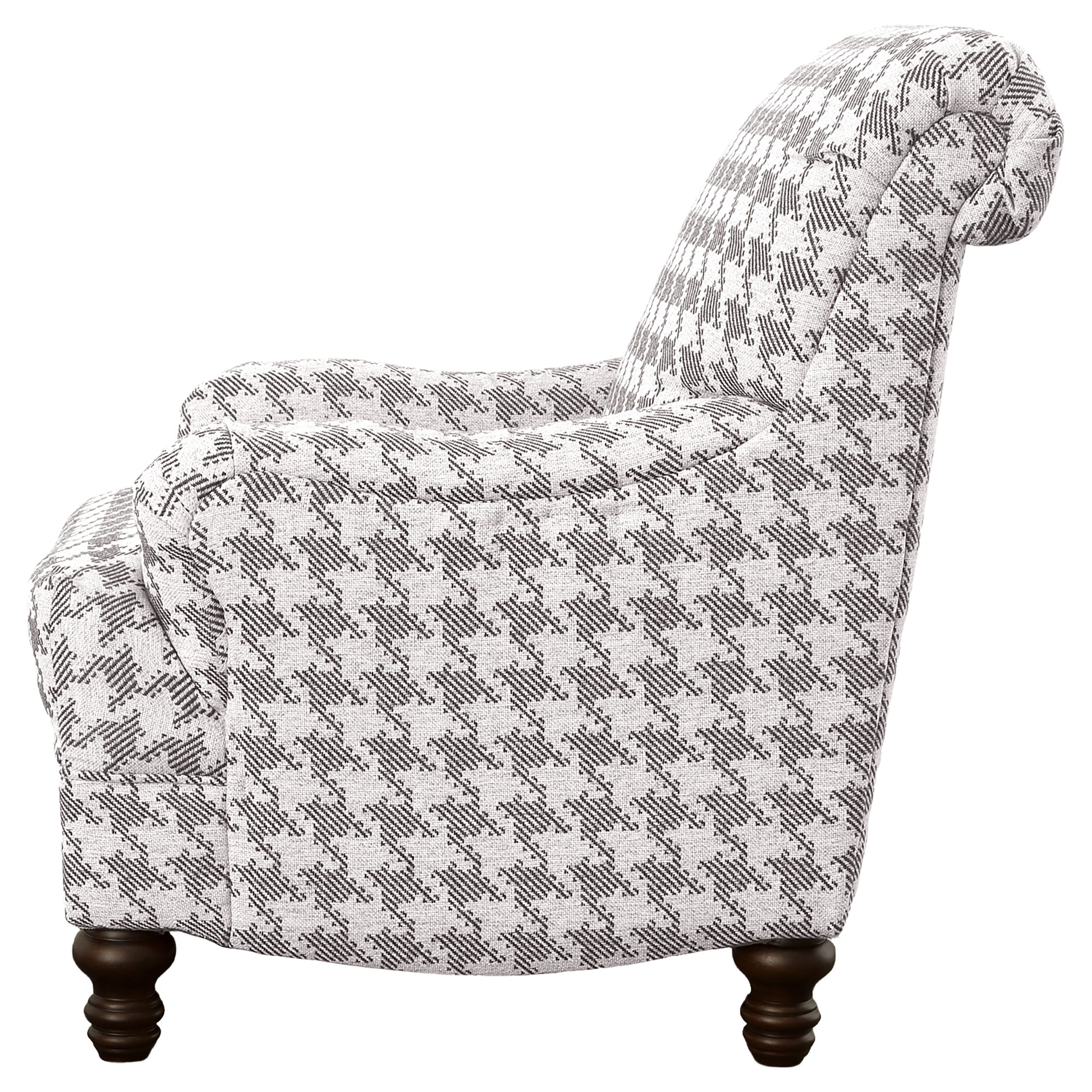 Glenn Upholstered English Arm Accent Chair