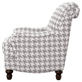 Glenn Upholstered English Arm Accent Chair