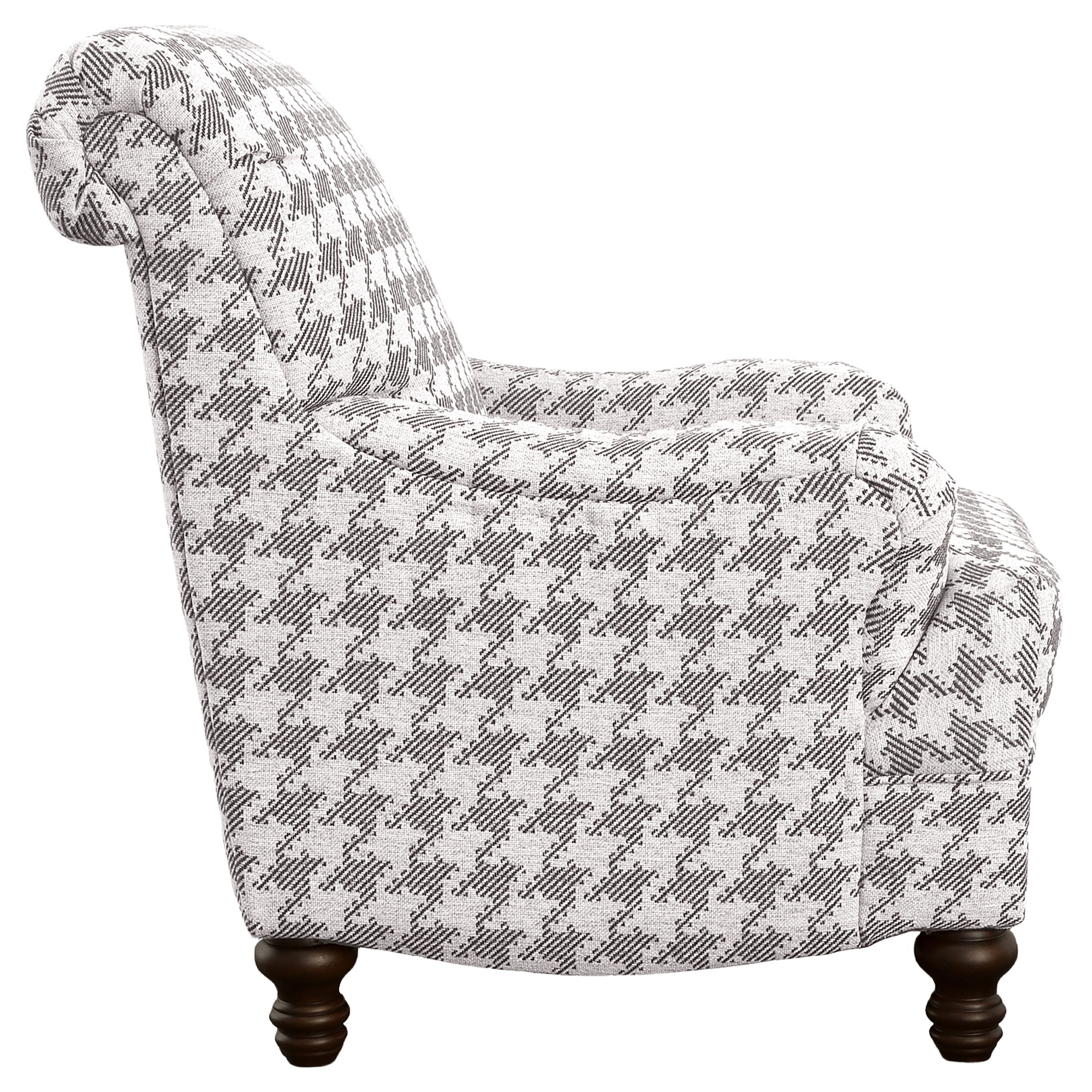 Glenn Upholstered English Arm Accent Chair