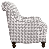 Glenn Upholstered English Arm Accent Chair