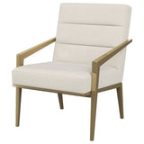Kirra Upholstered Metal Arm Accent Chair