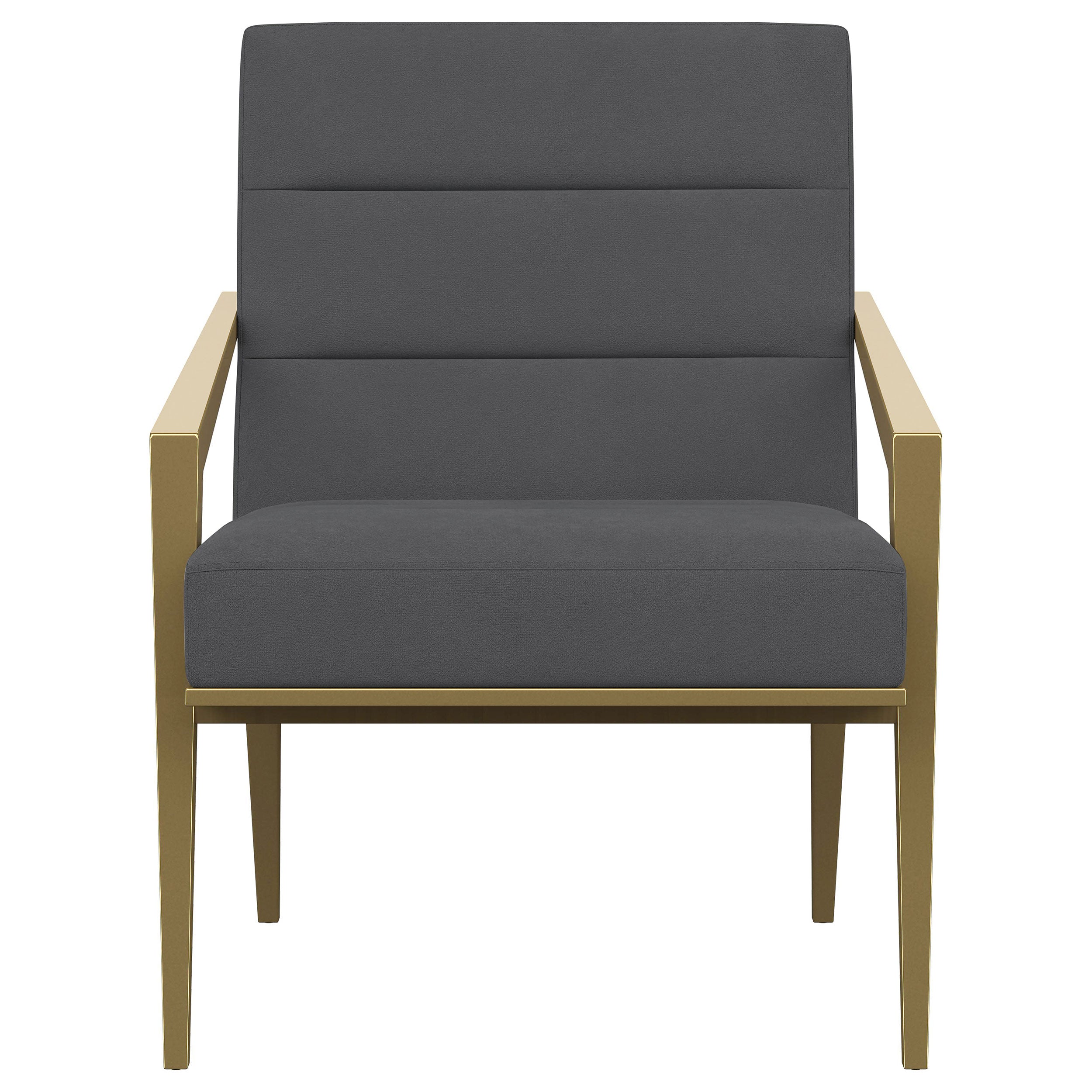 Kirra Upholstered Metal Arm Accent Chair