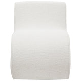 Ronea Boucle Upholstered Armless Curved Chair