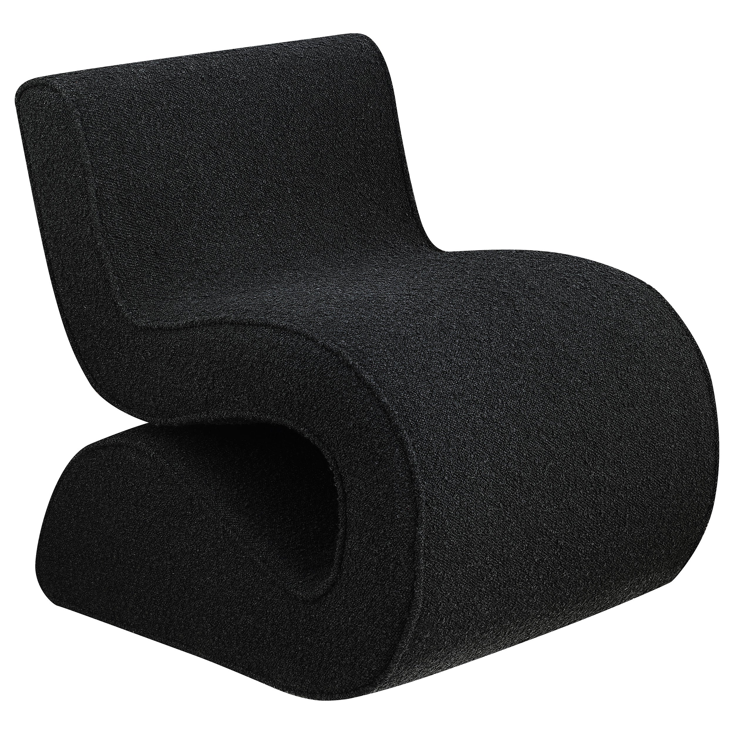 Ronea Boucle Upholstered Armless Curved Chair