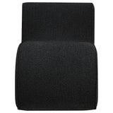 Ronea Boucle Upholstered Armless Curved Chair
