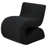 Ronea Boucle Upholstered Armless Curved Chair