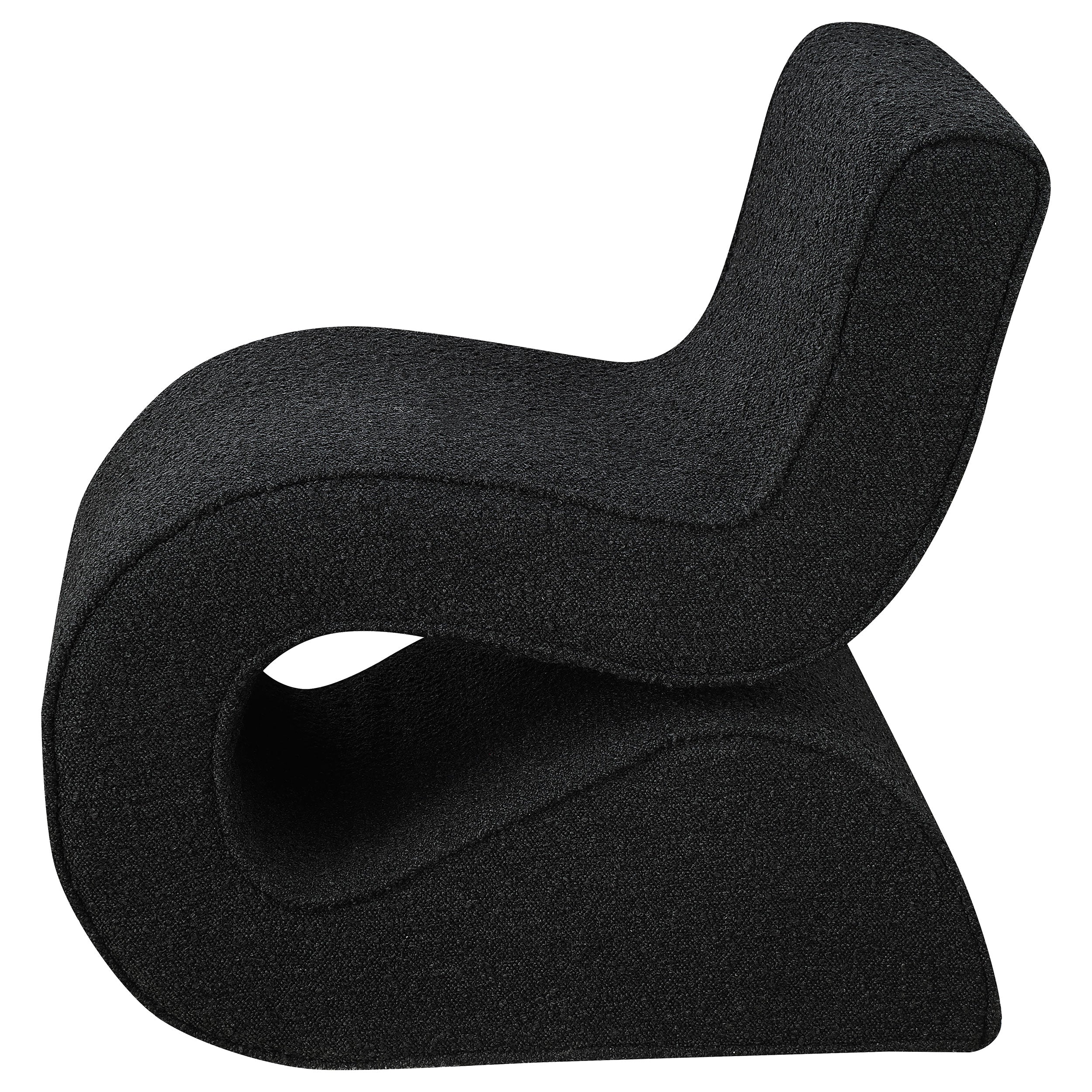 Ronea Boucle Upholstered Armless Curved Chair
