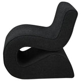 Ronea Boucle Upholstered Armless Curved Chair