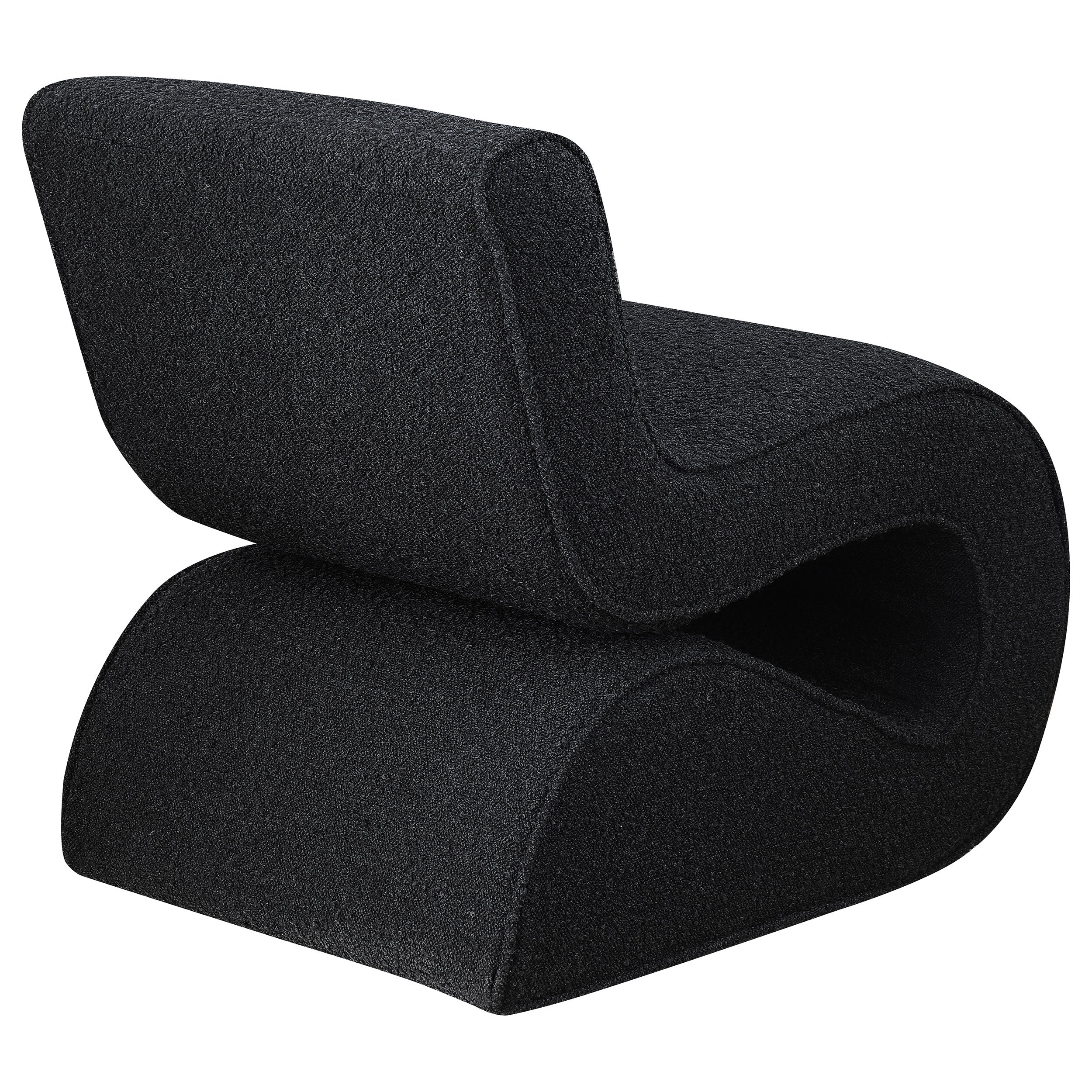 Ronea Boucle Upholstered Armless Curved Chair