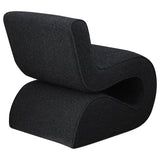 Ronea Boucle Upholstered Armless Curved Chair