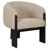 Valdez Boucle Upholstered Back Accent Chair