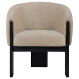 Valdez Boucle Upholstered Back Accent Chair