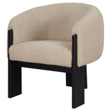 Valdez Boucle Upholstered Back Accent Chair