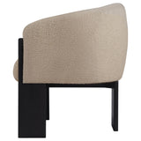 Valdez Boucle Upholstered Back Accent Chair