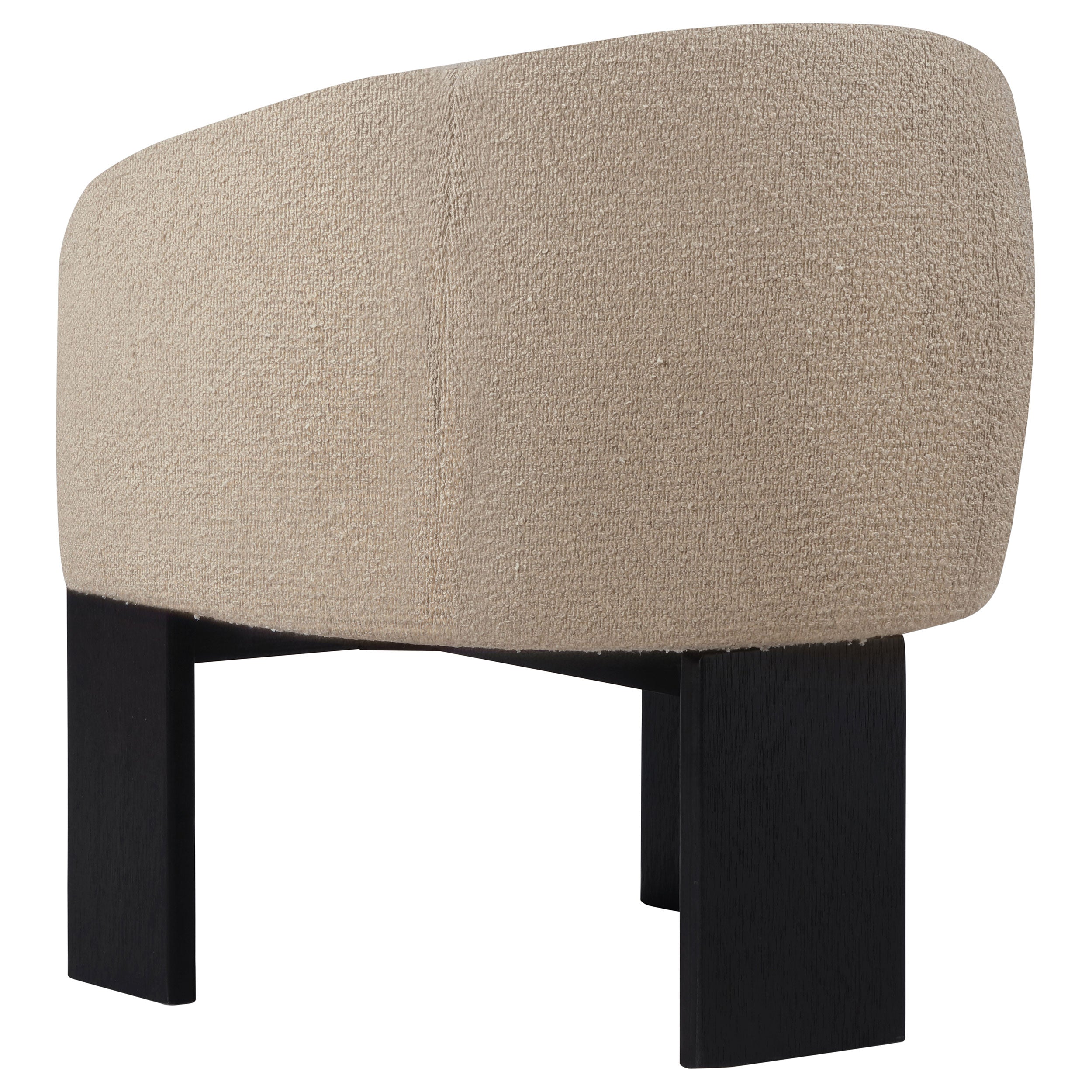 Valdez Boucle Upholstered Back Accent Chair
