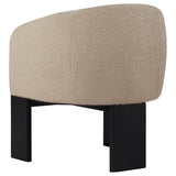 Valdez Boucle Upholstered Back Accent Chair