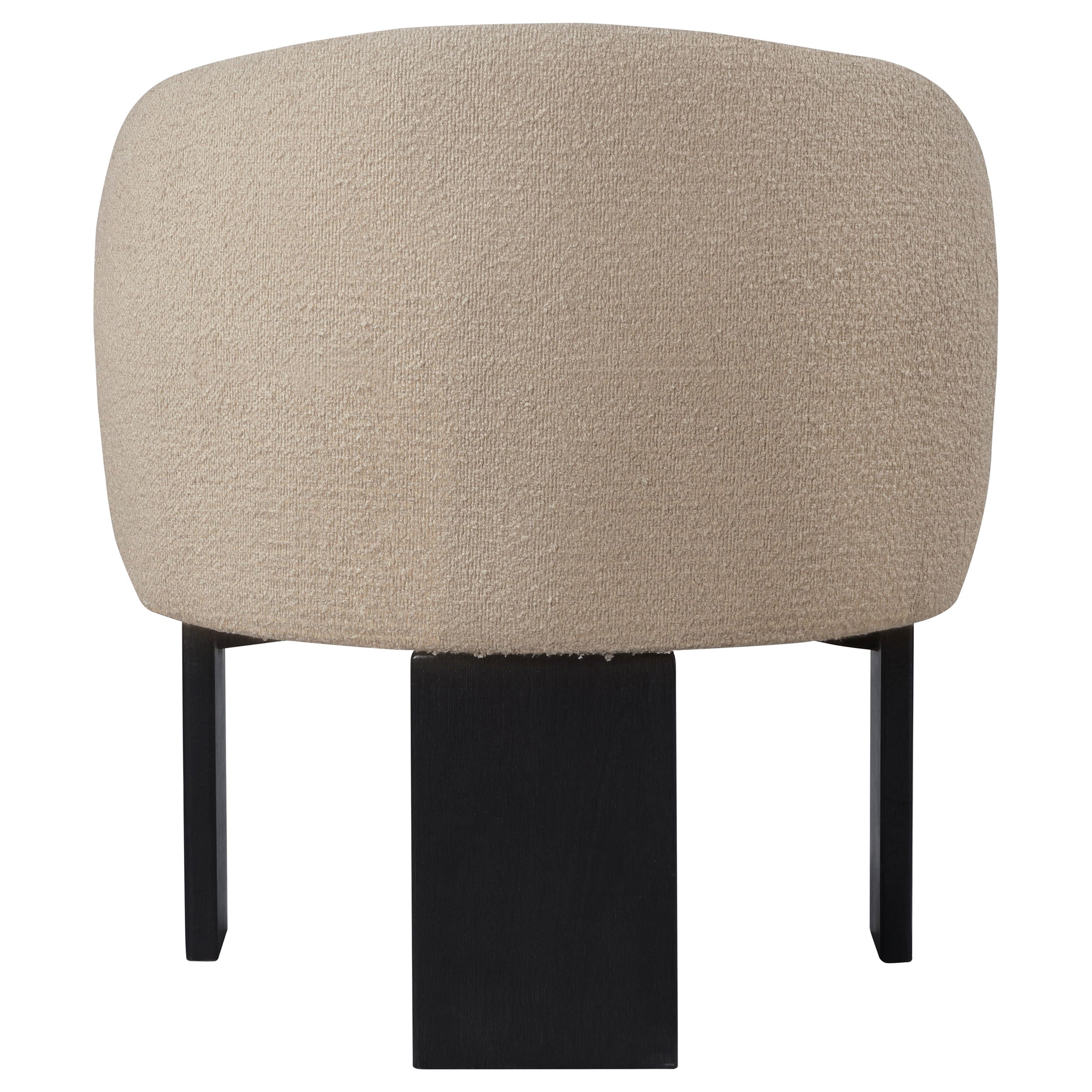 Valdez Boucle Upholstered Back Accent Chair