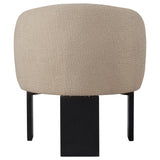 Valdez Boucle Upholstered Back Accent Chair