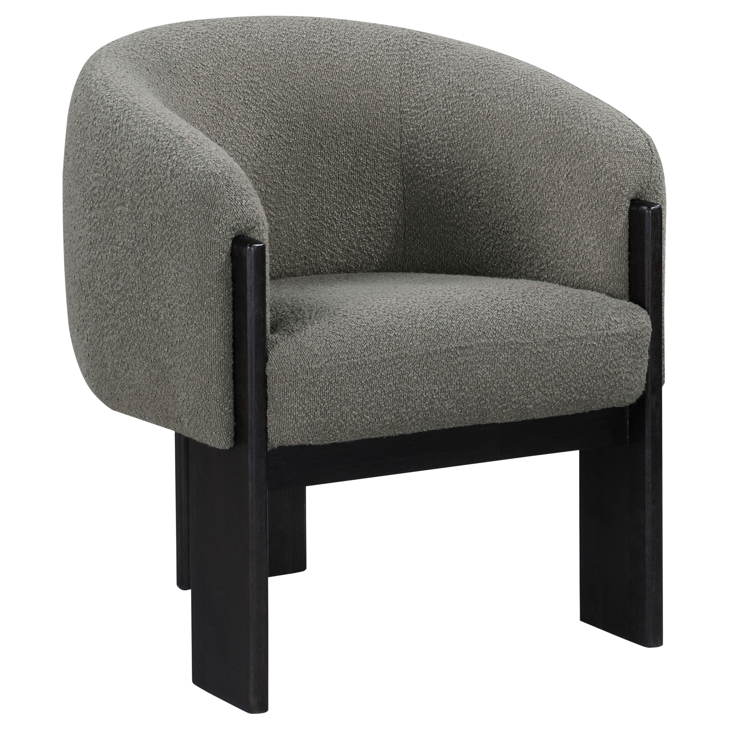 Valdez Boucle Upholstered Back Accent Chair