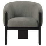 Valdez Boucle Upholstered Back Accent Chair