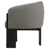 Valdez Boucle Upholstered Back Accent Chair