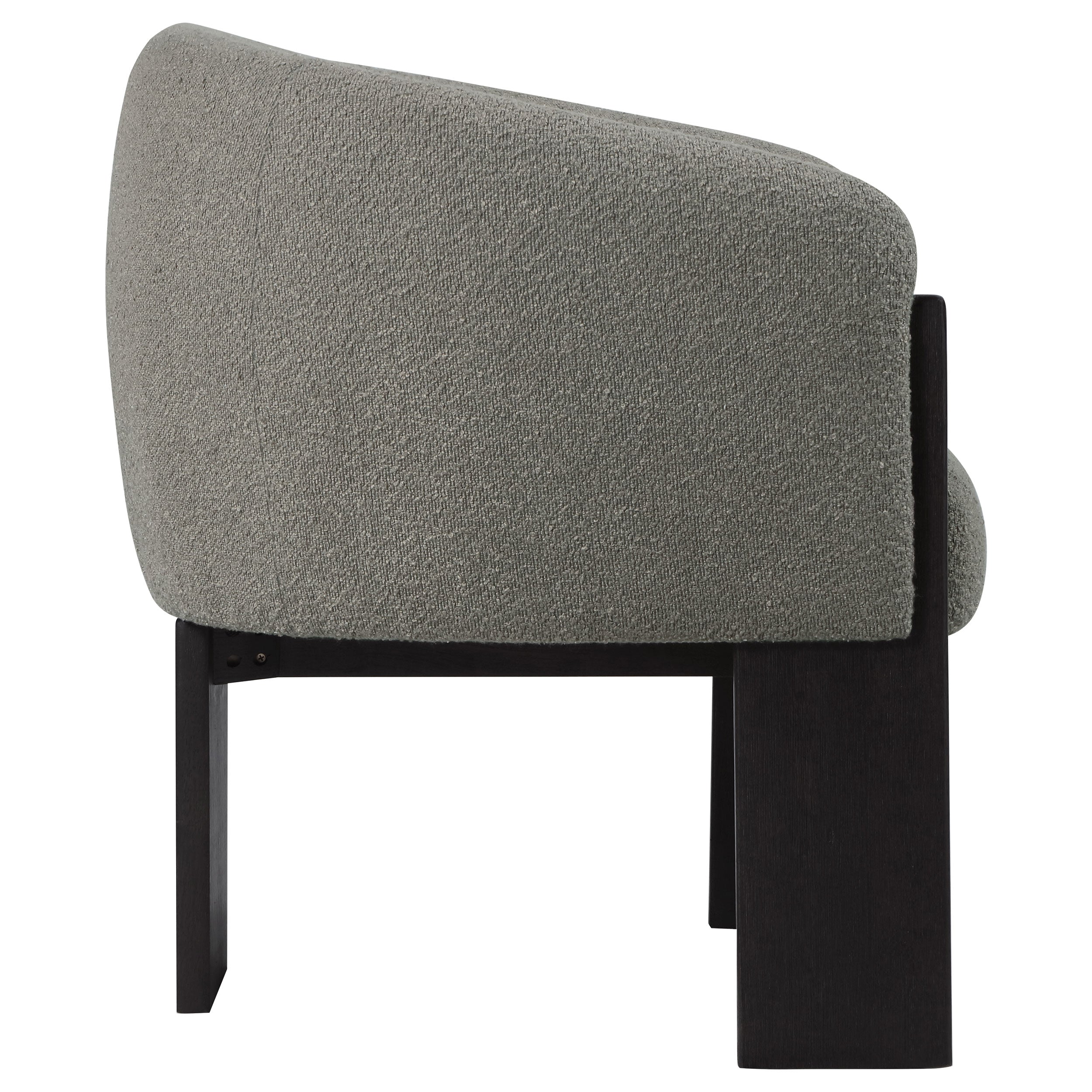 Valdez Boucle Upholstered Back Accent Chair