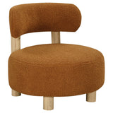 Zonie Boucle Upholstered Back Accent Chair